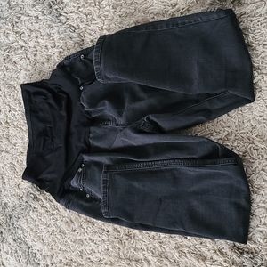 Harper Grey Maternity Black Jeans Size XL